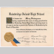 Mary Fukuyama diploma (ddr-densho-483-101)