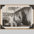 Two men on a bumper (ddr-densho-542-154)