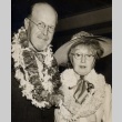 A couple wearing leis (ddr-njpa-1-2469)