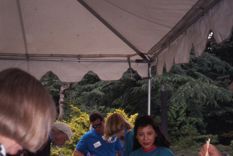 Linda Kubota Byrd at the 1990 Kubota Garden Annual Meeting (ddr-densho-354-375)