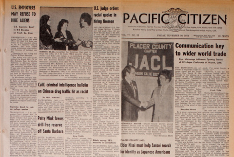Pacific Citizen, Vol. 77, No. 22, (November 30, 1973) (ddr-pc-45-47)