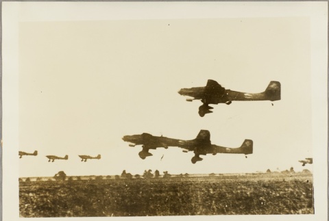 German planes taking off (ddr-njpa-13-872)