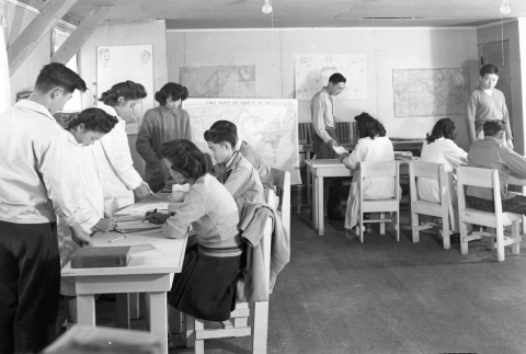 History classroom in Minidoka (ddr-fom-1-638)