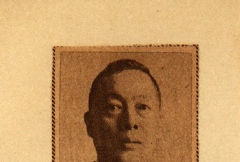 Clipping with photo of a man (ddr-njpa-4-2361)