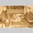 Chikubei Nakajima and a man seated at a table (ddr-njpa-4-1289)