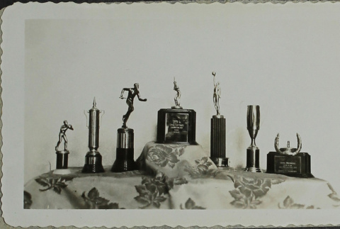 Sports trophies (ddr-densho-328-578)