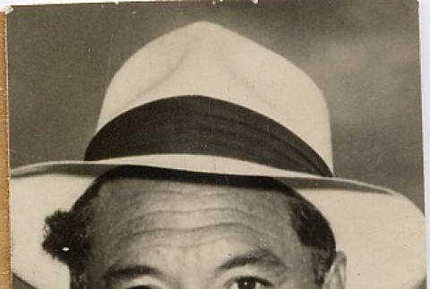 Man wearing a hat (ddr-njpa-2-1032)