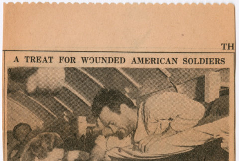 A treat for wounded American soldiers (ddr-densho-368-692)