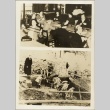 Photos of women sewing and boys digging trenches (ddr-njpa-13-222)