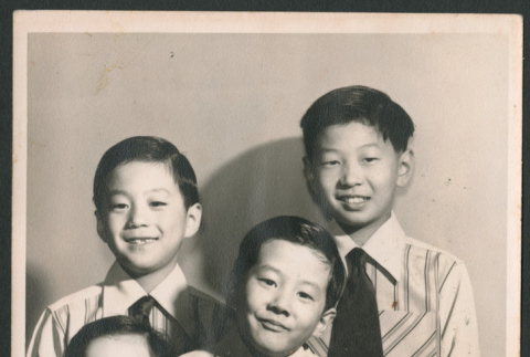 Portrait of Sakura children (ddr-densho-523-181)