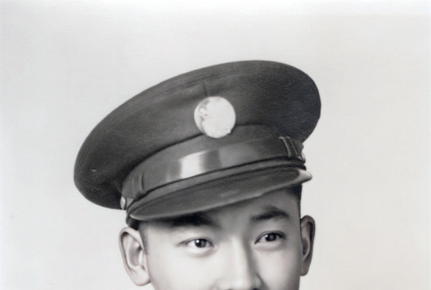 Portrait of Nasua Hashiguchi in uniform (ddr-densho-474-221)