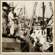 Boat at a fish market (ddr-densho-542-781)