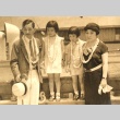 Hiroshi Saito with his wife and daughters (ddr-njpa-4-2533)