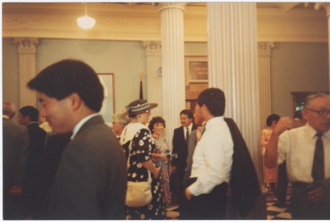 Ceremony for the signing of the Civil Liberties Act of 1988 (ddr-densho-10-181)