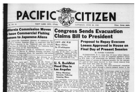 The Pacific Citizen, Vol. 26 No. 26 (June 26, 1948) (ddr-pc-20-25)