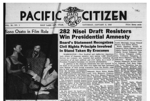 The Pacific Citizen, Vol. 26 No. 1 (January 3, 1948) (ddr-pc-20-1)