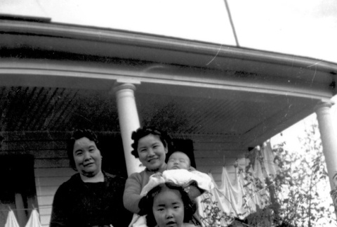 Family outside home (ddr-densho-34-96)