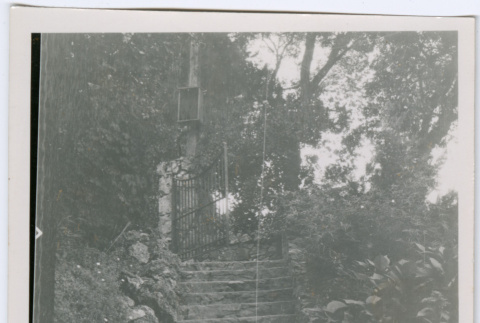 Stairway to gate (ddr-densho-329-765)