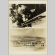 Photos of planes parked on an airfield and men seated at an event (ddr-njpa-13-1129)