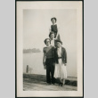 Women pose on dock (ddr-densho-359-332)