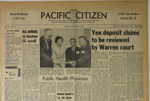 Pacific Citizen, Vol. 63, No. 18 (October 28, 1966) (ddr-pc-38-43)