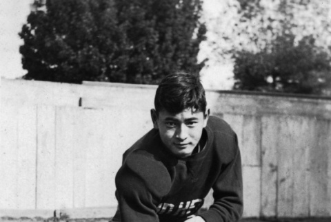 Min Nakayama in football uniform (ddr-ajah-5-7)