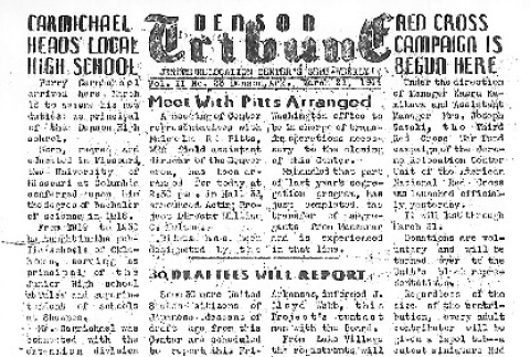 Denson Tribune Vol. II No. 23 (March 21, 1944) (ddr-densho-144-153)