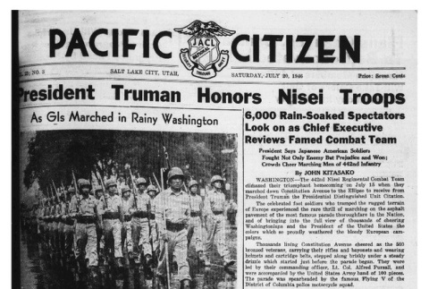 The Pacific Citizen, Vol. 23 No. 3 (July 20, 1946) (ddr-pc-18-29)