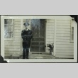 Soldier standing in front of house (ddr-densho-201-347)
