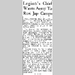 Legion's Chief Wants Army To Run Jap Camps (May 26, 1943) (ddr-densho-56-918)
