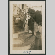 family standing on steps (ddr-densho-378-548)