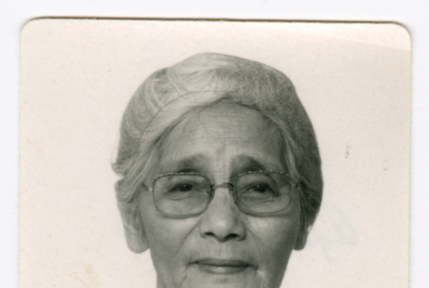 Mitsuye Yabe ID Photo, April 1980 (ddr-ohs-1-12)