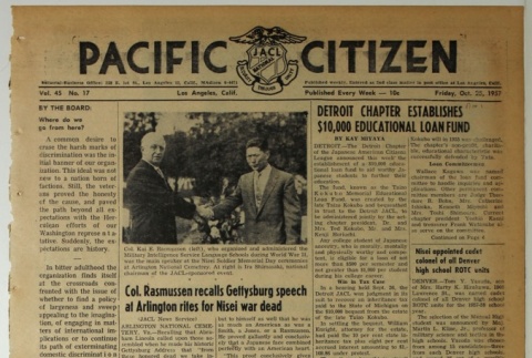 Pacific Citizen, Vol. 45, No. 17 (October 25, 1957) (ddr-pc-29-44)