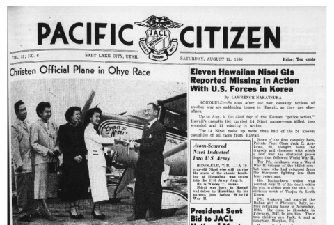 The Pacific Citizen, Vol. 31 No. 6 (August 12, 1950) (ddr-pc-22-32)