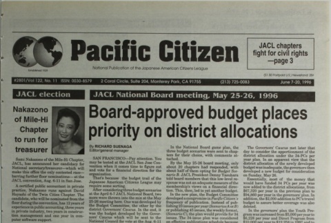 Pacific Citizen, Vol. 122, No. 11 (June 7-20, 1996) (ddr-pc-68-11)