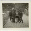 Five soldiers posed with a woman (ddr-densho-201-78)