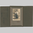 Portrait of girl in photo folder (ddr-densho-426-2429)
