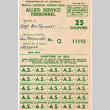 Clothing coupons for Allied Service Personnel for Ben Mayewaki (ddr-densho-563-16)