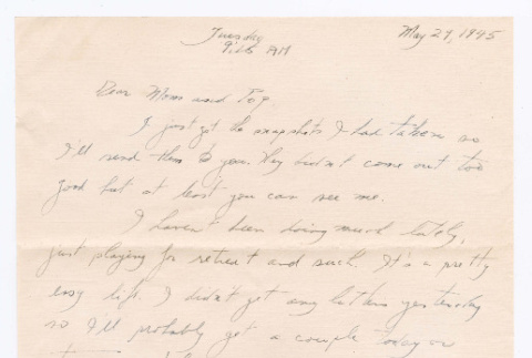 Letter from Tadashi Ishida to Mr. & Mrs. Y Ishida (ddr-densho-535-193)
