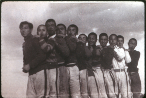 Group of young men outdoors (ddr-densho-1007-686)
