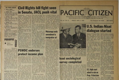 Pacific Citizen, Vol. 63, No. 10 (September 2, 1966) (ddr-pc-38-35)