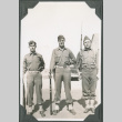 Three men in uniform with rifles (ddr-ajah-2-133)