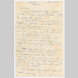 Letter from Tadashi Ishida to Mrs. Y Ishida (ddr-densho-535-141)