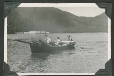 3 men rowing boat (ddr-densho-540-64)