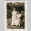 Two women in a garden (ddr-densho-313-65)