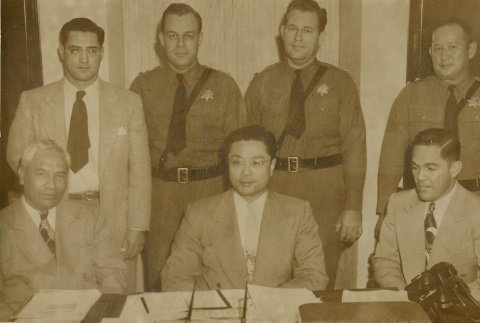 Daniel Liu and other Honolulu Police Department leaders (ddr-njpa-2-614)