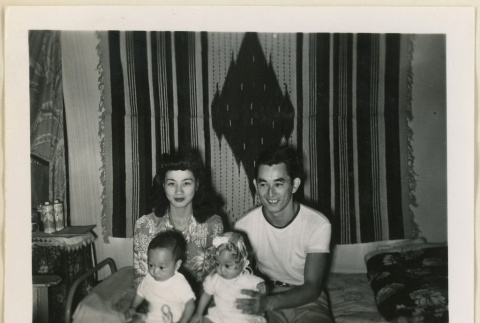 Joe Watanabe with his family (ddr-densho-37-1428)