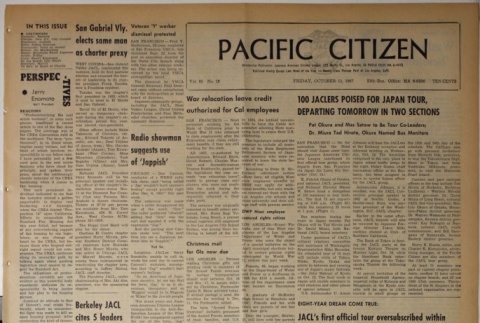 Pacific Citizen, Vol. 65, No. 15 (October 13, 1967) (ddr-pc-39-42)