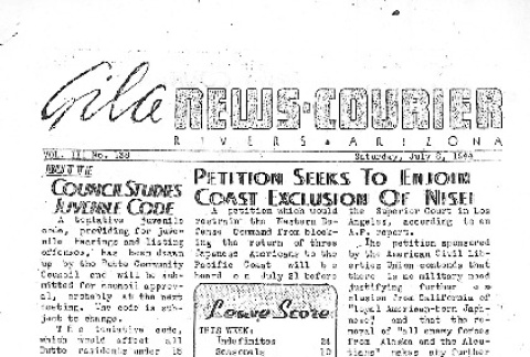 Gila News-Courier Vol. III No. 138 (July 8, 1944) (ddr-densho-141-294)