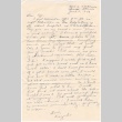 Letter to Kinuta Uno at Tule Lake concentration camp (ddr-densho-324-15)
